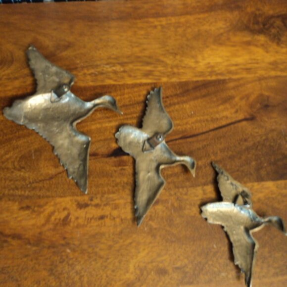 brass flying duck trio - Picture 3 of 4